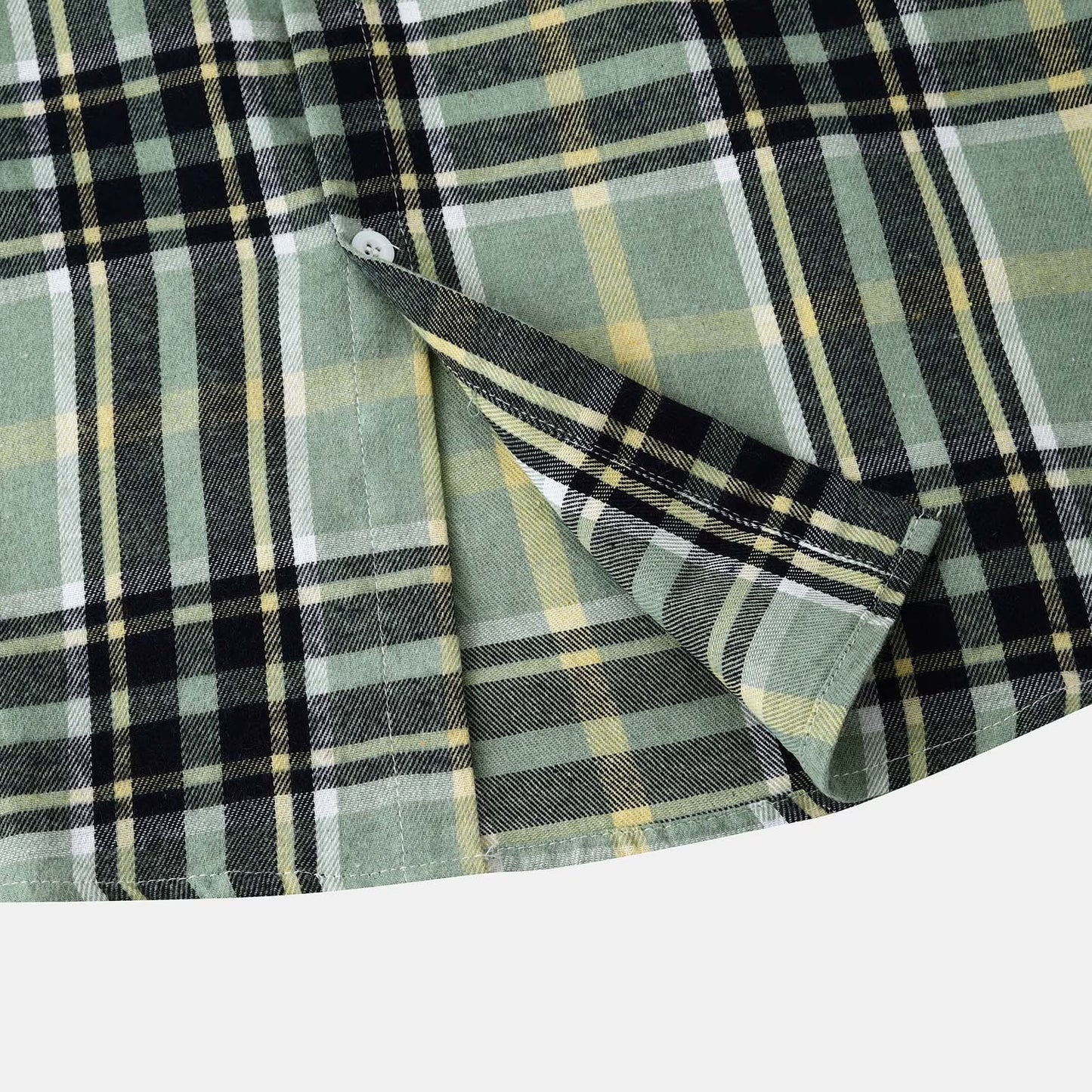 Mens Classic Plaid Long Sleeve Hooded Shirts Casual Thin Cotton Light Jacket Relaxed Fit Loose Outwear Hoodies Shirt Green M