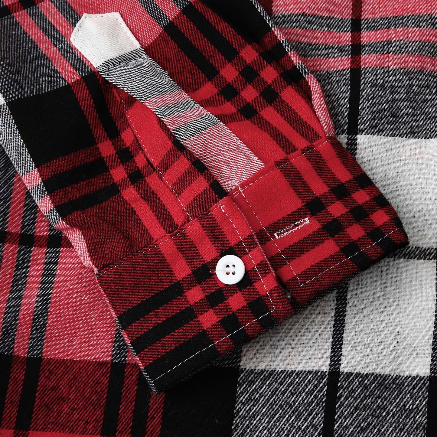 Men'S Flannel Plaid Hooded Shirts Casual Long Sleeve Button down Regular Fit Hooded Shirt Lightweight Thin Jackets Red#02 XL
