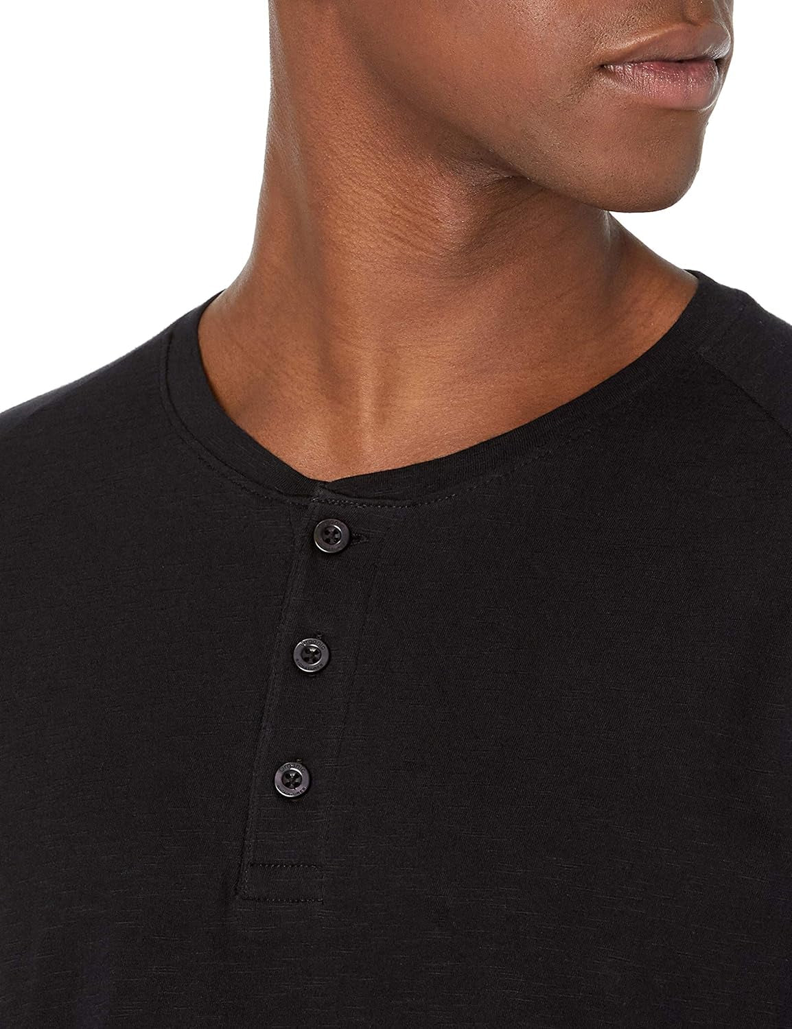 Short-Sleeve 100% Organic Cotton Lightweight Slub Henley Shirt for Men