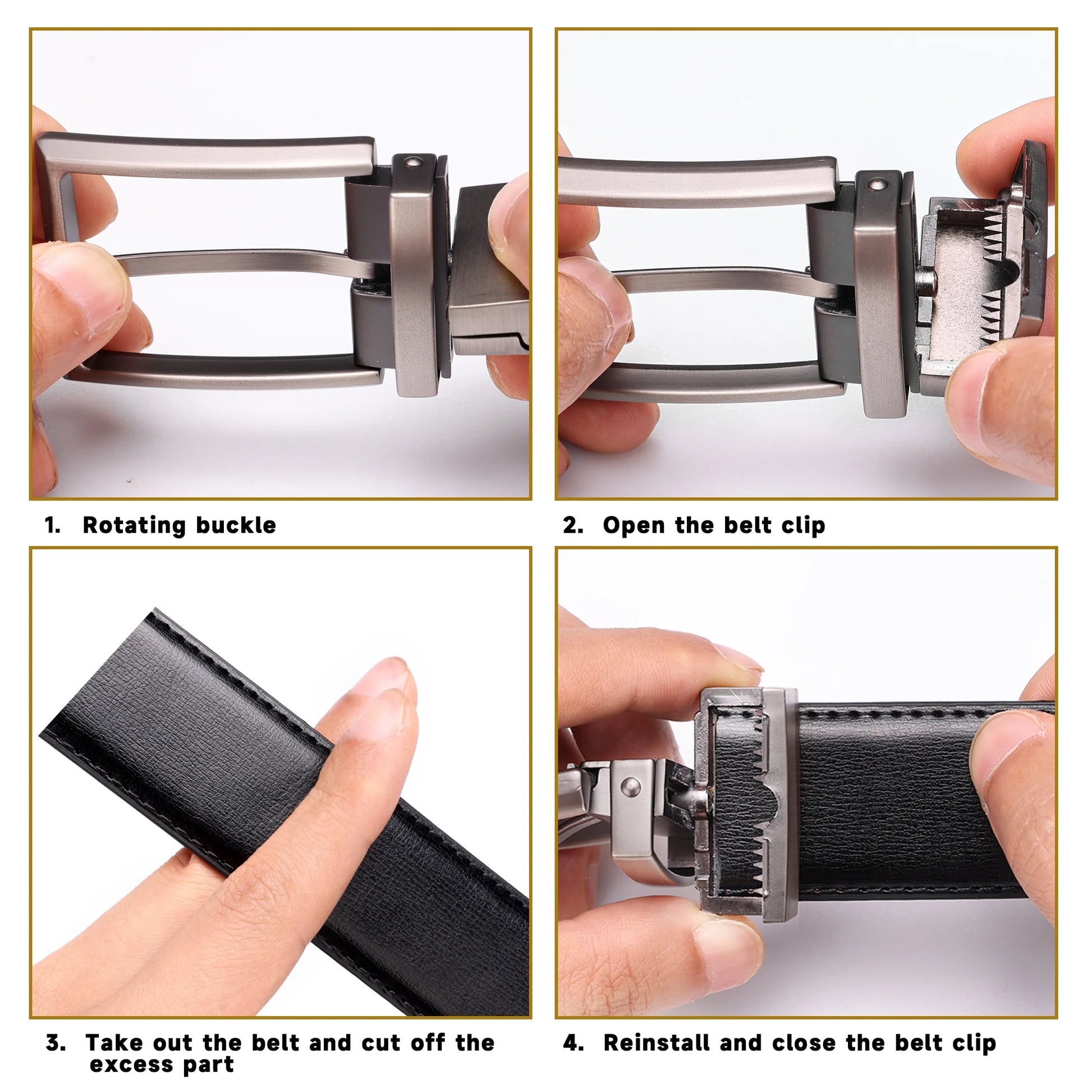 Reversible Mens Belt Black and Brown, Mens Dress Casual Belt, Thick Leather Belt