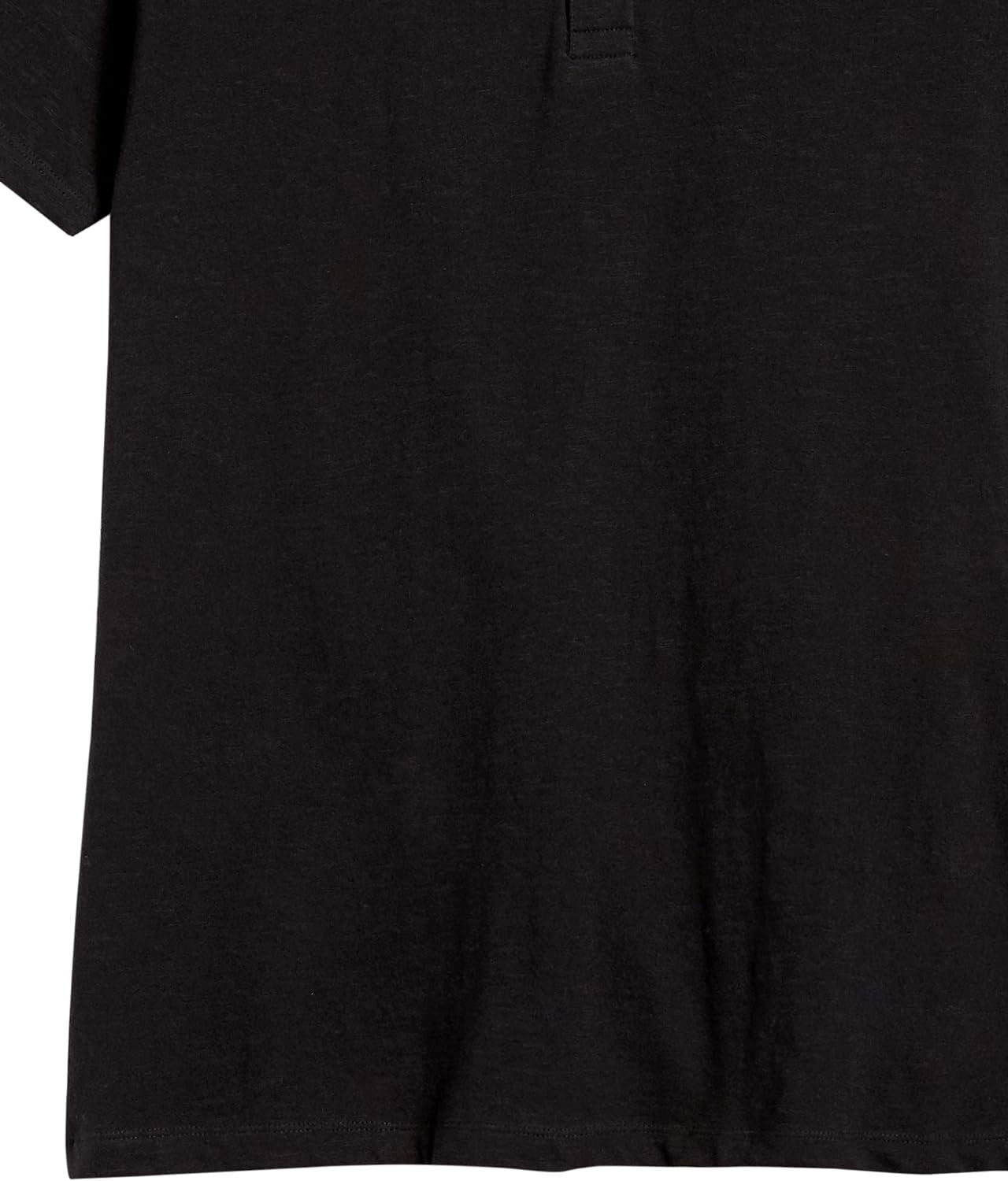 Short-Sleeve 100% Organic Cotton Lightweight Slub Henley Shirt for Men