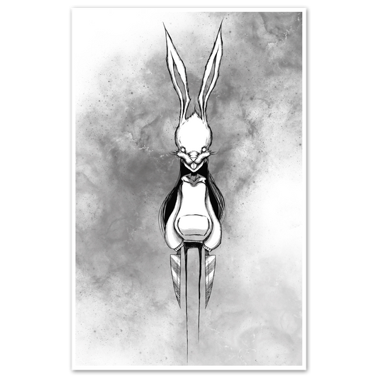 White Rabbit Print