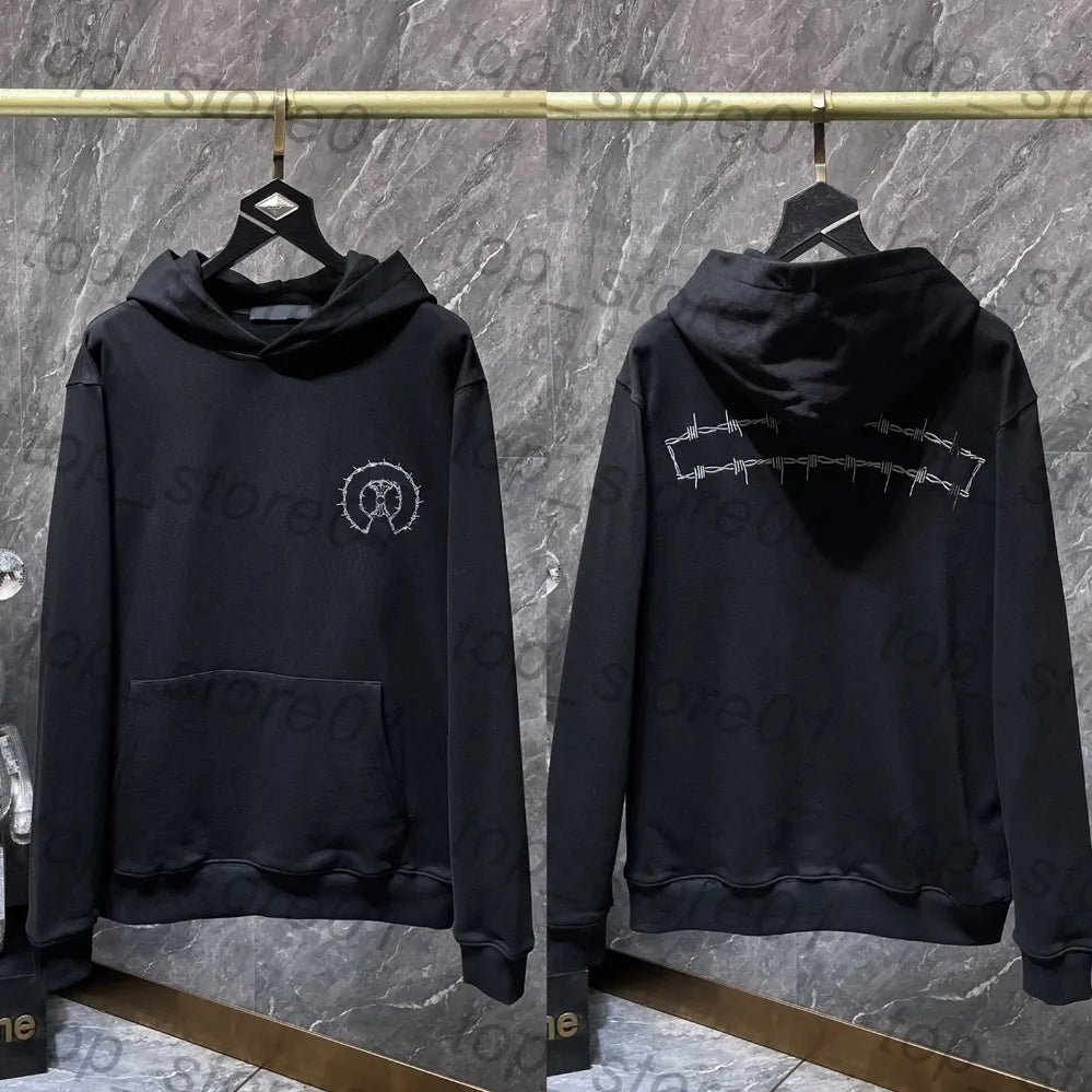 Mens Designer Clothes 2026 High-Quality Mens Chrome Hoodie Women Zipper Jacket Embroidered Horseshoe Sanskrit Cross Fashion Graphic Tee Women Casual Loose T Shirt