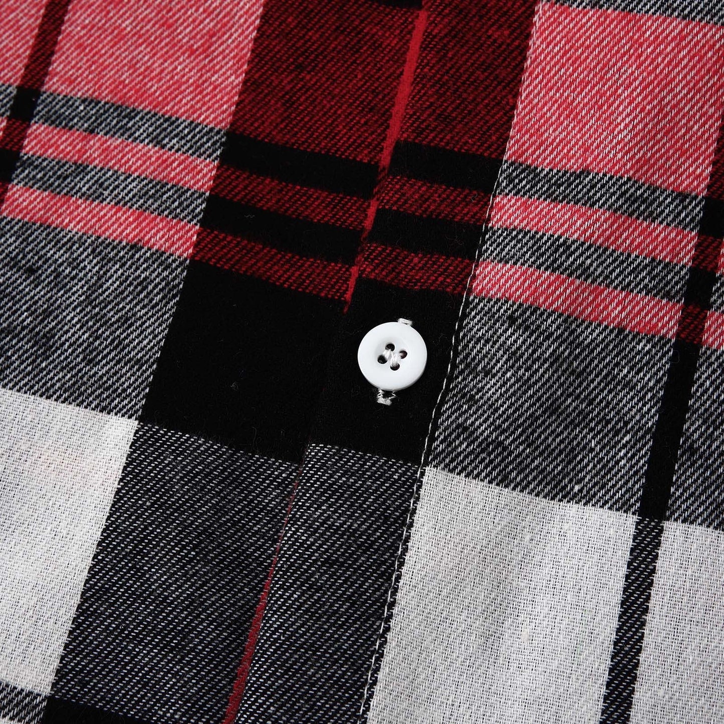 Men'S Flannel Plaid Hooded Shirts Casual Long Sleeve Button down Regular Fit Hooded Shirt Lightweight Thin Jackets Red#02 M