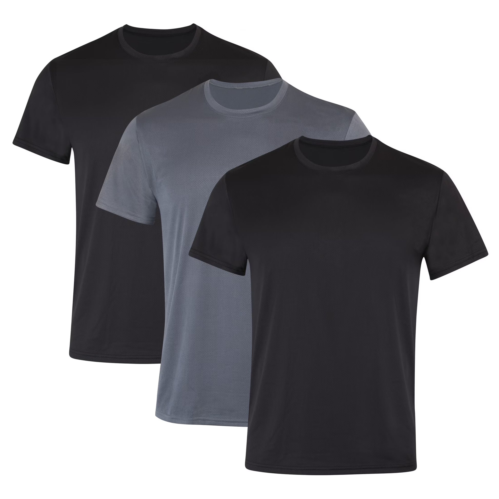 Cooling T-Shirt Pack, 3-Pack, Moves Breathable Jersey Mesh-Back Performance T-Shirts