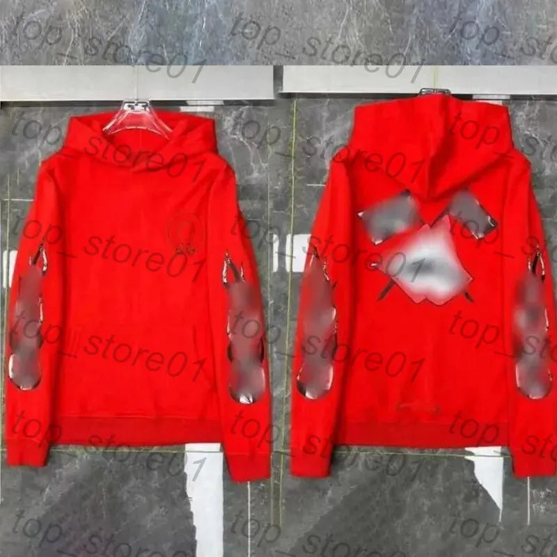 Mens Designer Clothes 2026 High-Quality Mens Chrome Hoodie Women Zipper Jacket Embroidered Horseshoe Sanskrit Cross Fashion Graphic Tee Women Casual Loose T Shirt